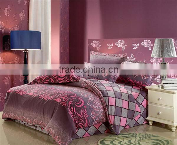 stylish bed cover best quality queen soft set