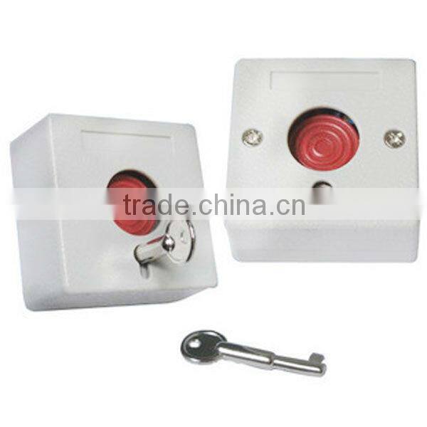 Wired White Emergency Panic Button