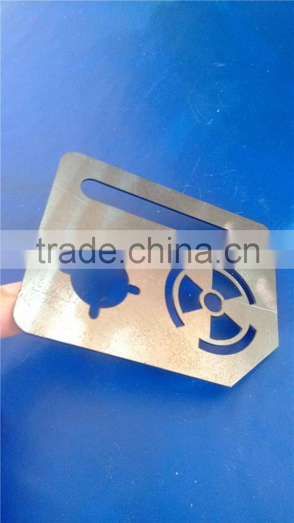 Desktop fiber laser cutting machine laser cutting for stencil fonts , sheet metal