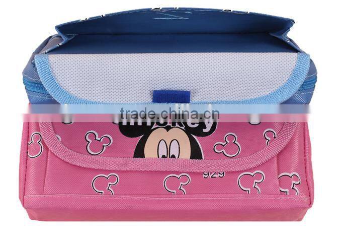Kids daily school pencil case cheap canvs pen bag for sale