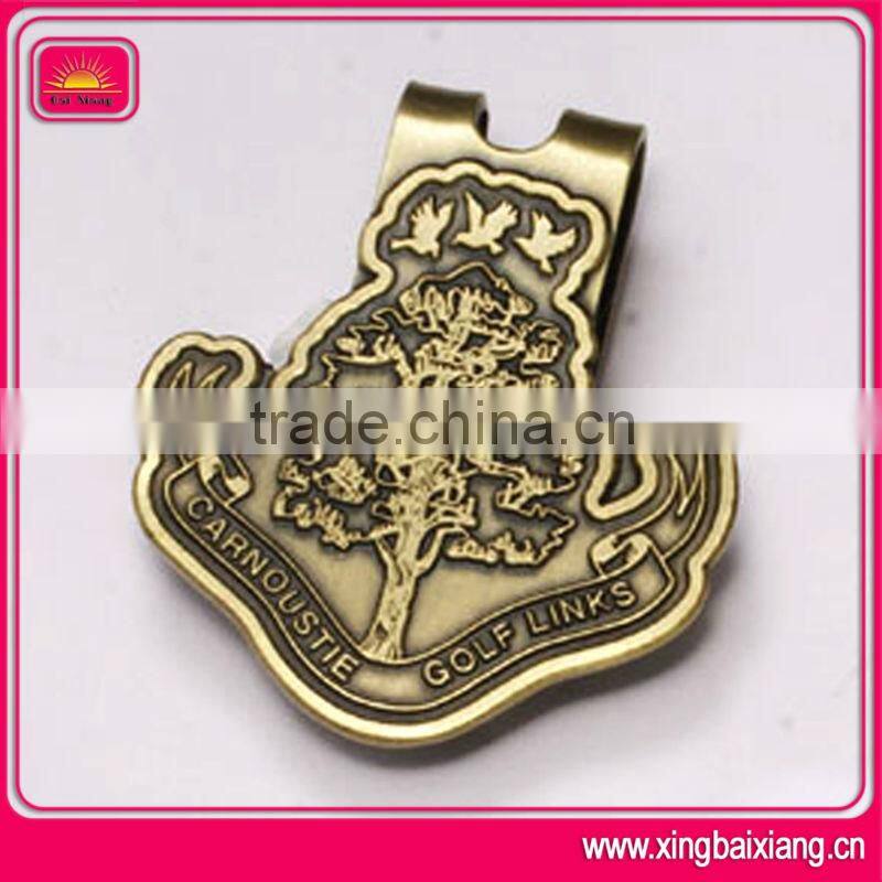 Simple and ornament design golf ball markers manufacturer