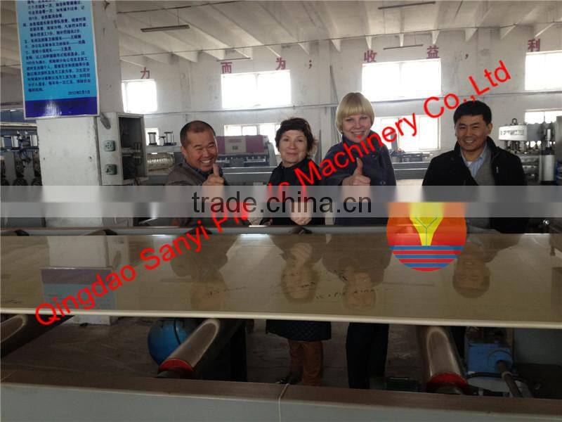 CE Certified PVC WPC foam board machine/SIEMENS Strategic Partner Manufacturer