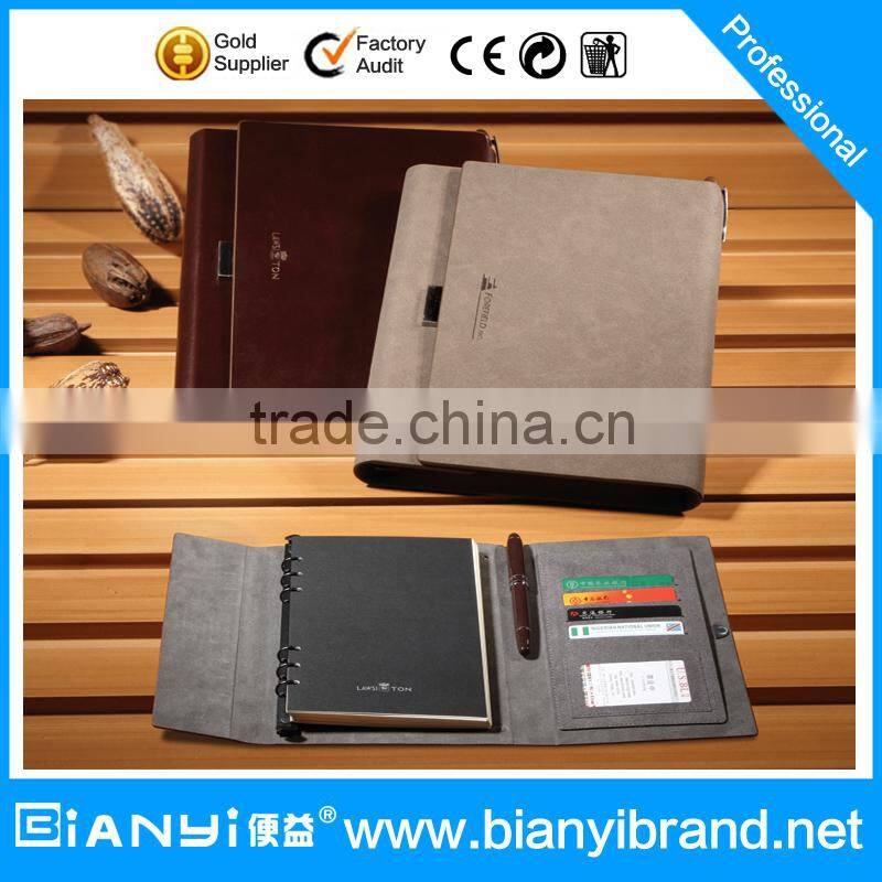 Free sample !!! OEM stationery/wholesale pu notebook/leather notebook