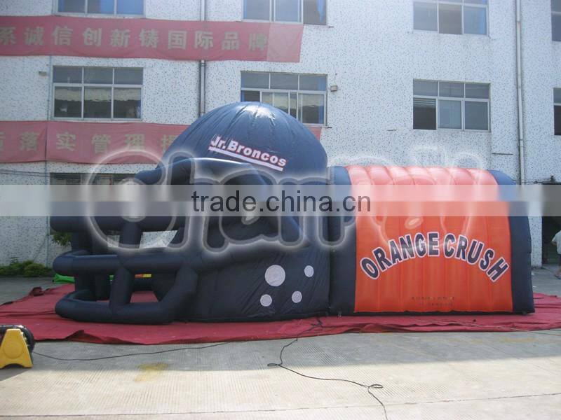 bracos NFL inflatable helmet sports football tunnel