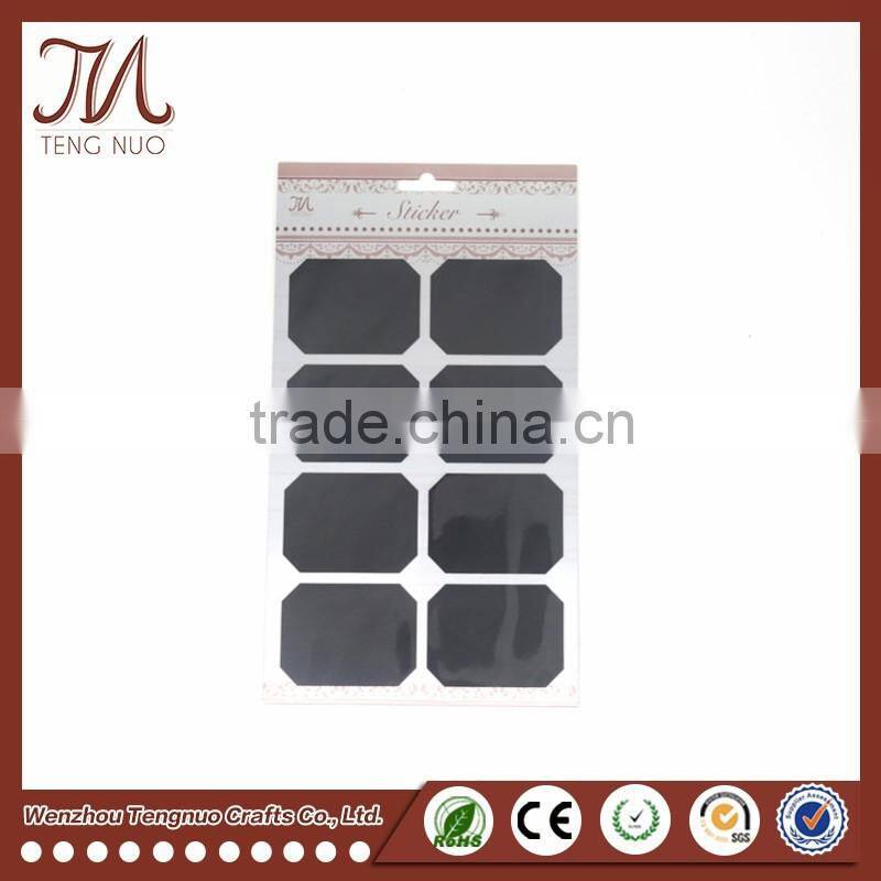 Factory Exported Labels Chalkboard PVC Decal Sticker