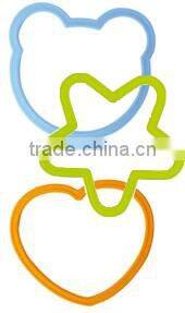 Bear shape silicone rubber egg ring