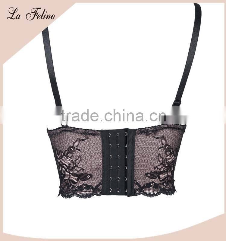 Graceful C75 cup Cotton Deep V Sexy Lingerie Corset