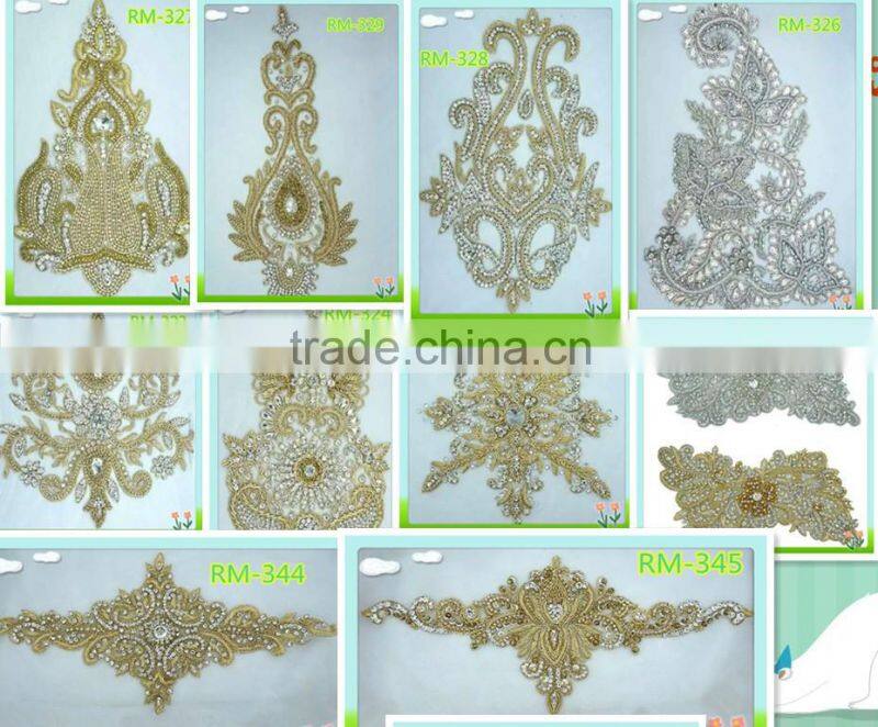 Garment accessory rhinestone trims for dress