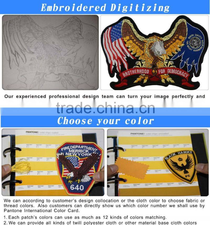 Cheap Custom Tiger Pattern Embroidery Chenille Patches