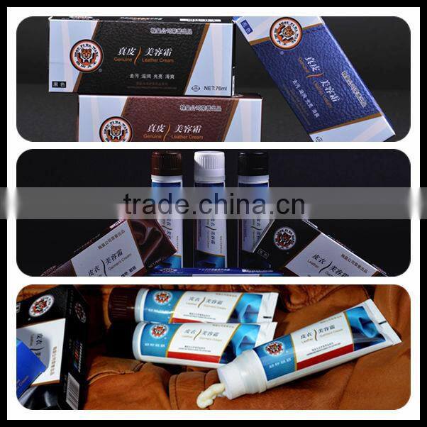 Vangener leather jacket polish in neutral,black and brown color