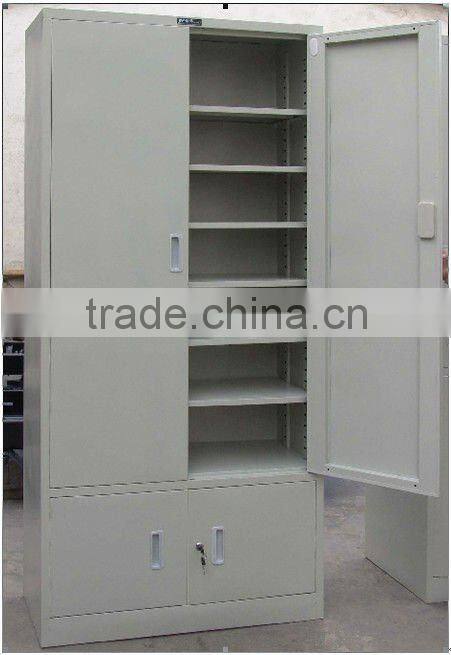 KFY-CB-11 Light gray 4-Door Office Steel Cupboard Price