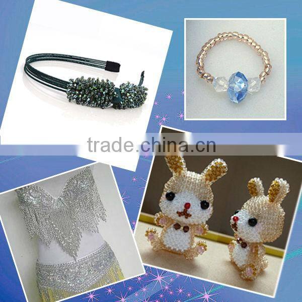 Feilang 16mm black long hollow glass tube beads