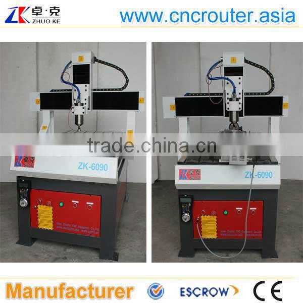 Advertising cnc cutting machine with rotary axis ZK-6090