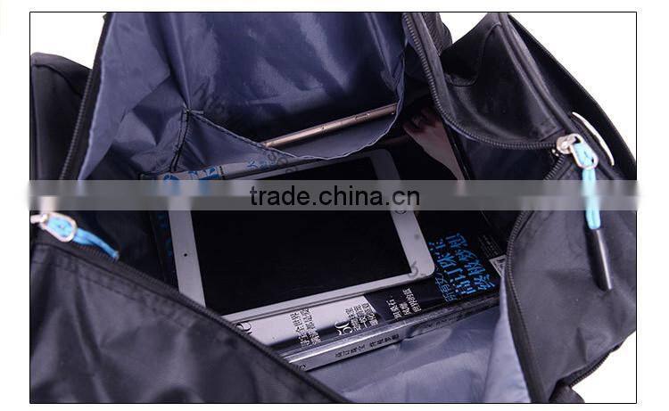 custom China blue mens duffle bags for men business trip