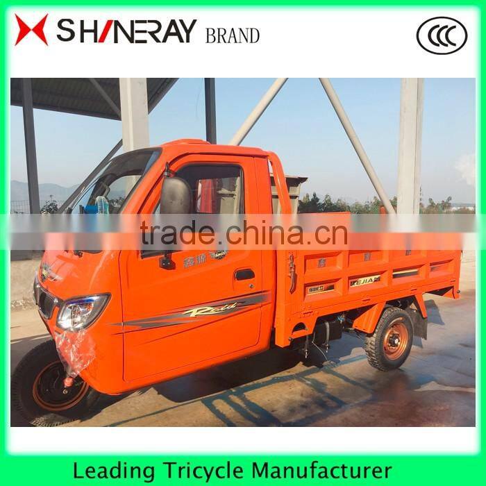 2016 Shineray cabin three wheel motorcycle truck 3-wheel tricycle