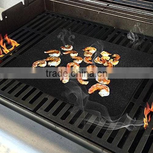 BBQ Grill Mat - SET OF 3 - Perfect for Grilling Ribs, Shrimps,Steaks, Burgers and Vegetables
