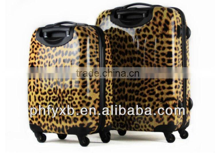 2015 chin factory trolley case 20",24" PC trolley luggage bags with TSA lock and whisper wheels suitcase