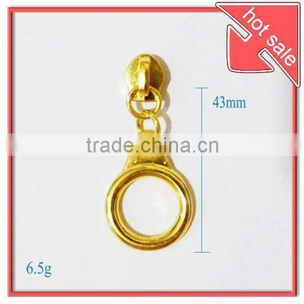 metal zipper pulls, zipper slider with ring