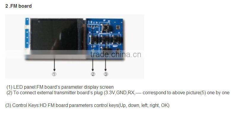 full hd 1080p cofdm transmitter and receivers module board