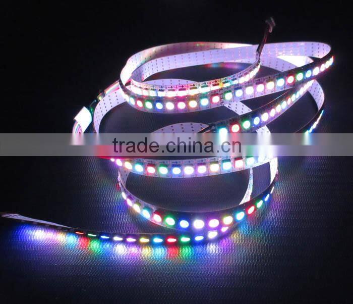 ic ws2811 high density addressable led strip ws2812b rgb led pixel string 144leds/meter with ce rohs approval
