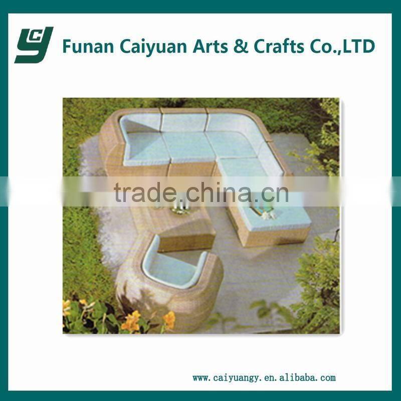 Fashion new design plastic rattan patio set garden furniture outdoor