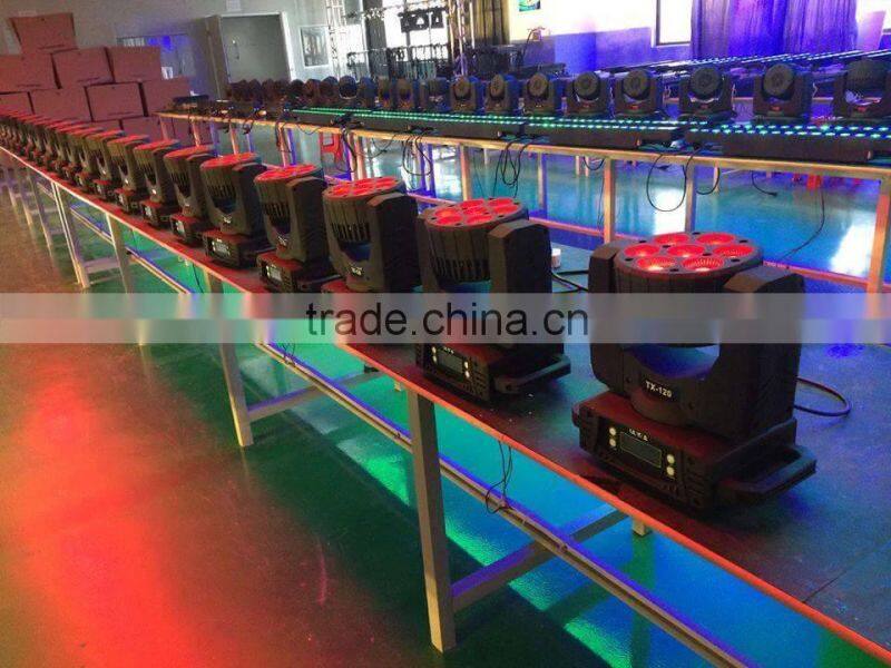 7 x 10W RGB indoor beam led dj light