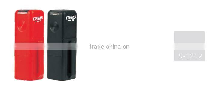 Epress Square 1212 / 12X12mm/ red/black self inking stamp