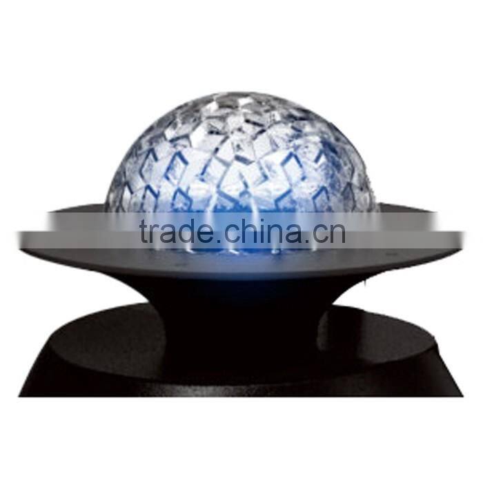 Indoor round ABS plastic trolley rechargeable PA speaker