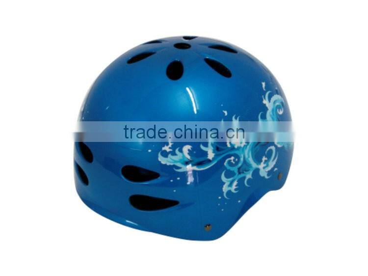 Customized cool Graffiti Super Protective Shark Helmet For Skateboard