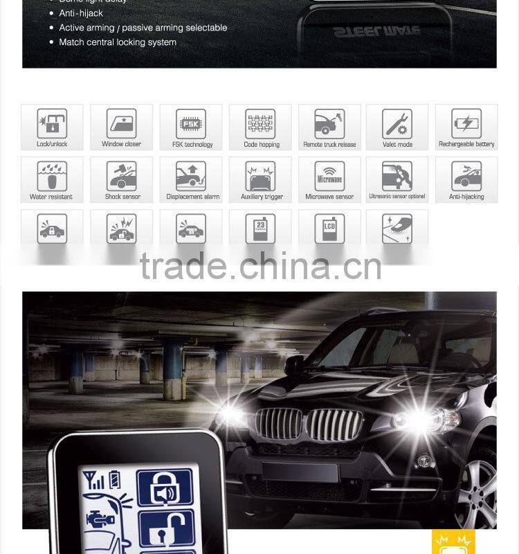 Steelmate T8210 remote engine start touch screen transmitter car alarm,car alarm system,anti-hijacking car alarm system