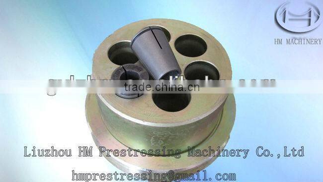 prestressed 6-hole epoxy steel strand galvanized anchorage