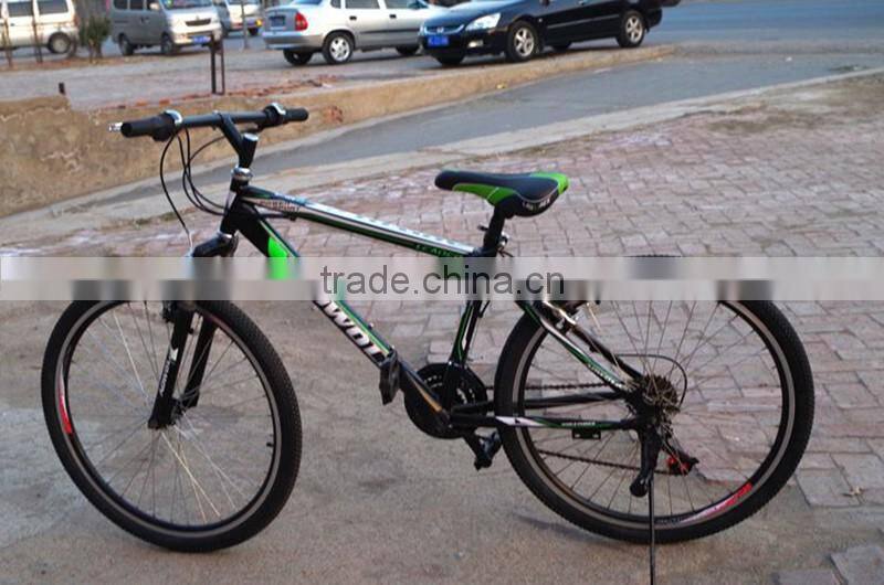 26-inch V brake mountain bike 21 speed high-carbon steel road bike