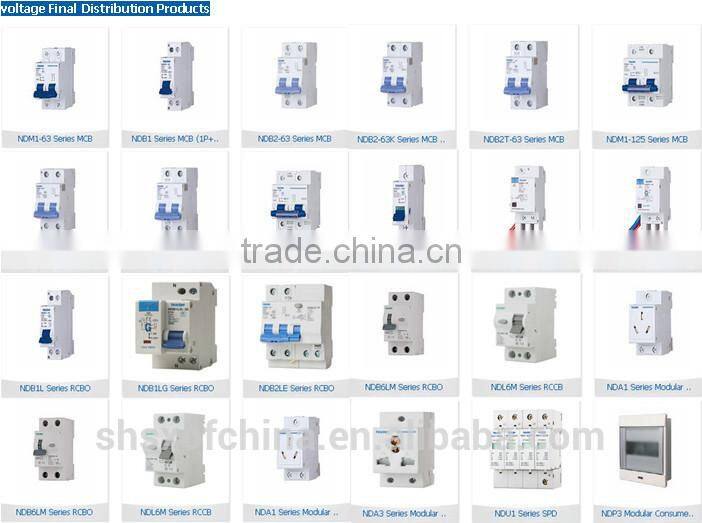 Nader ,2p 16amp 220v 400v 6ka breaking capacity miniature air circuit breaker Good price