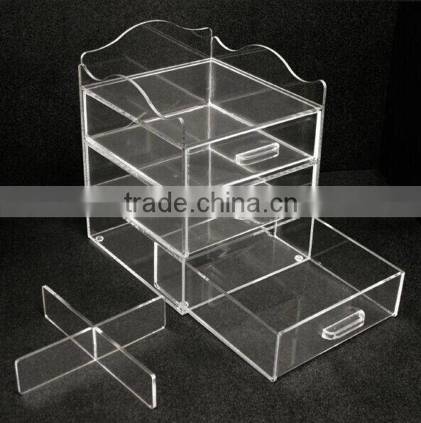 plastic drawer organizer makeup organizer with 6drawers