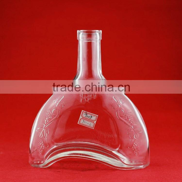 High moods 500ml painting grenade bottles woman shape bottles butterfly shape wine bottles