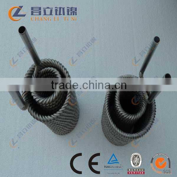 high quality manufacturer for pure titanium threaded tube
