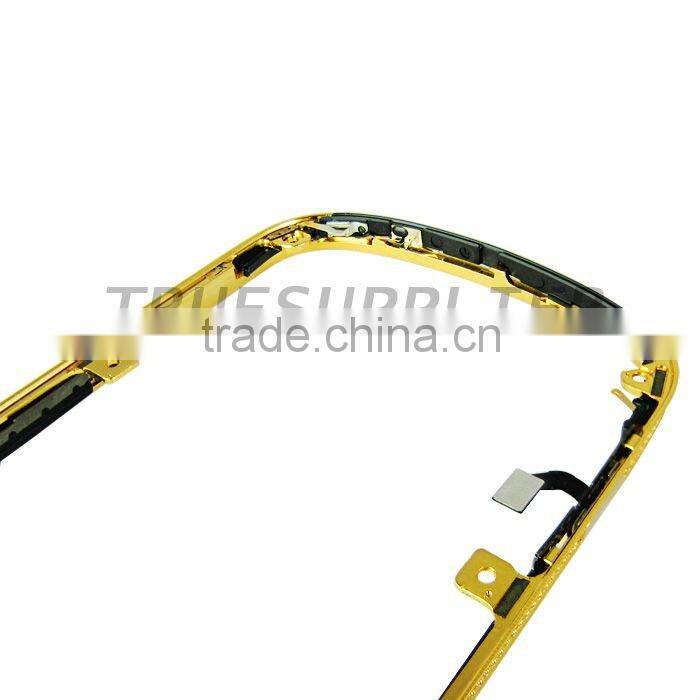Diamond Bezel Faceplates Cover Housing Golden for Bold 9900
