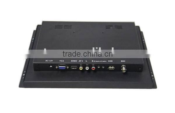 Metal casing 10.4inch open frame LCD CCTV monitor with BNC AV interface