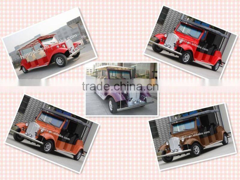 Top quality china oem electric classic car 4.2KW dc motor with 6seats for kids for sale