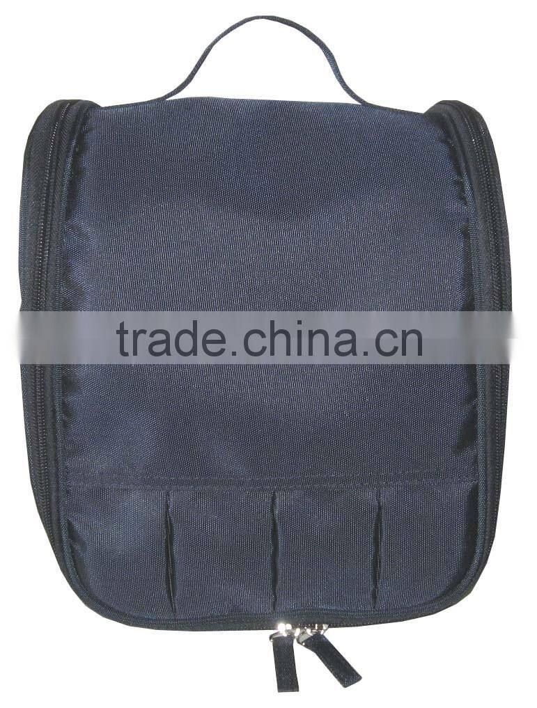 2016 latest UK style polyester fashion custom travel wash bag toiletry bag for Men