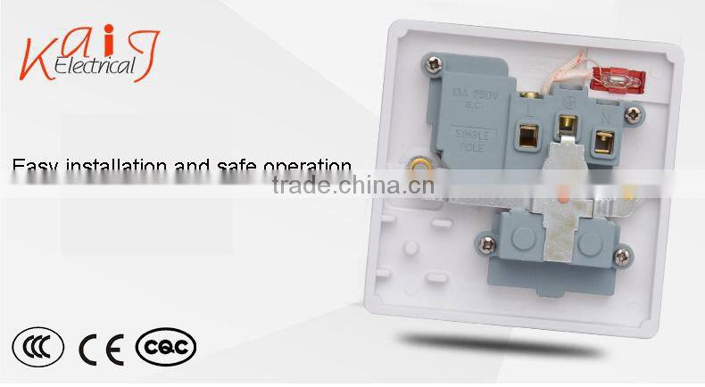 British13Amp Modular Electrical Switched Socket with Neon