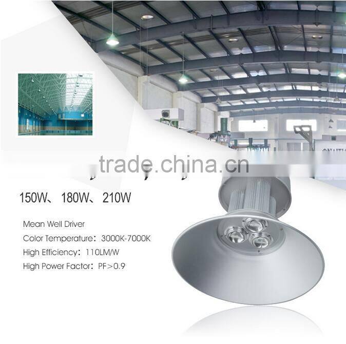Newest ! LED High Bay 100W industrial light for factory Lighting warehouse Lamp AC85-265V White/Warm White