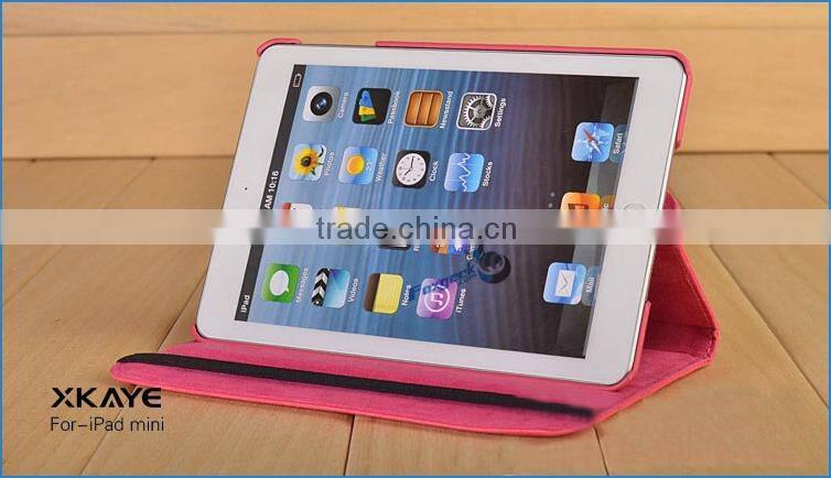 China suppliers Selling good quality tablets cases for mini ipad with 360 degree rotation function