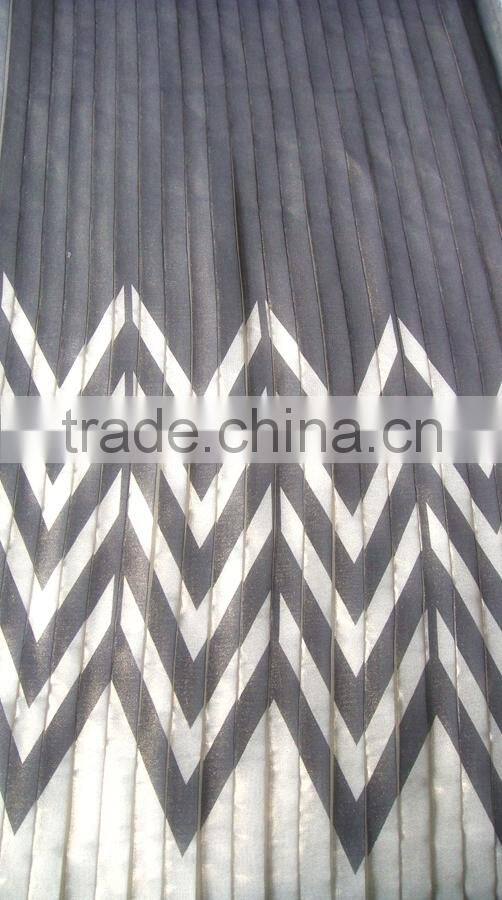 Printed fabric bronzed for dresses black and white short dresses elegant dresses fabric for maxi dress or lady skirt