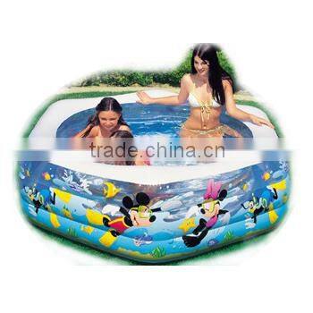 Blue Color Giant Pentagon Inflatable Pools For Sale