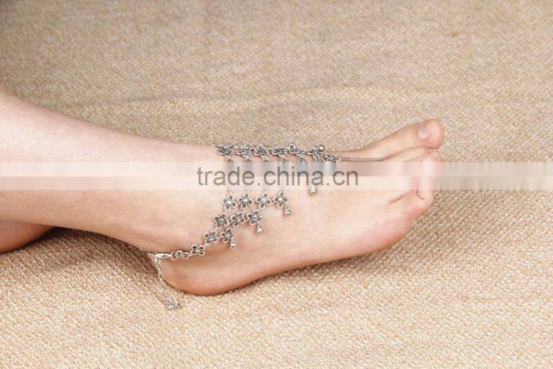 alloy material fancy cheap foot jewelry anklet