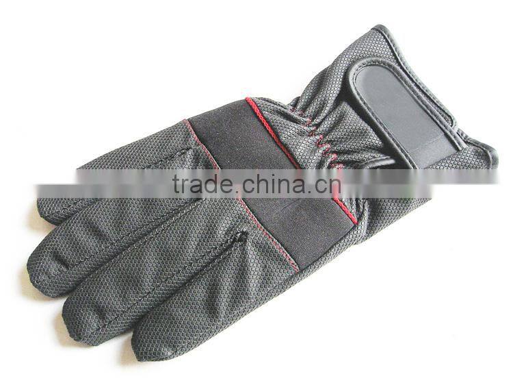 Men Winter Warm Windproof PU Gloves