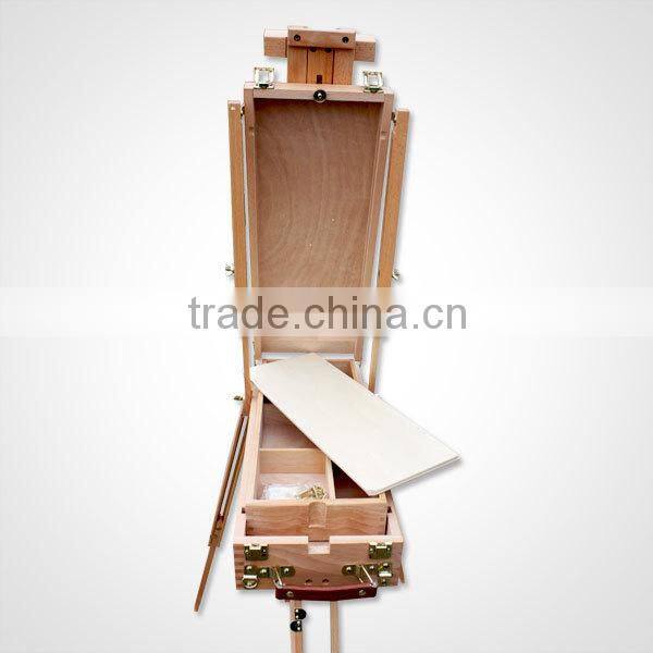 French Easel Wooden Sketch Box Portable Artist Tripod Painters Easel wooden artist studio easel