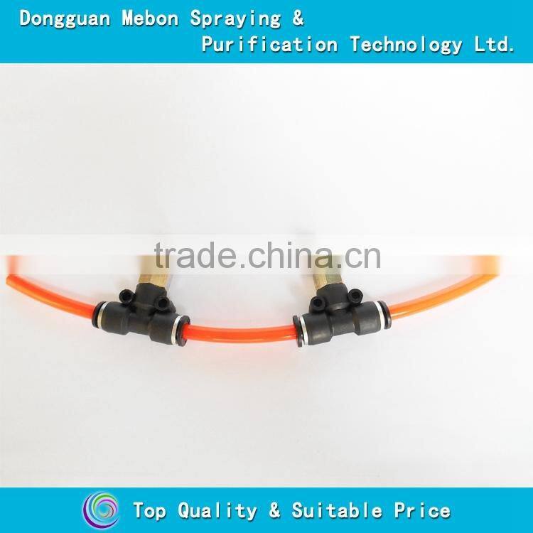 patio cooling mist nozzle with fitting,low pressure plastic fog nozzle