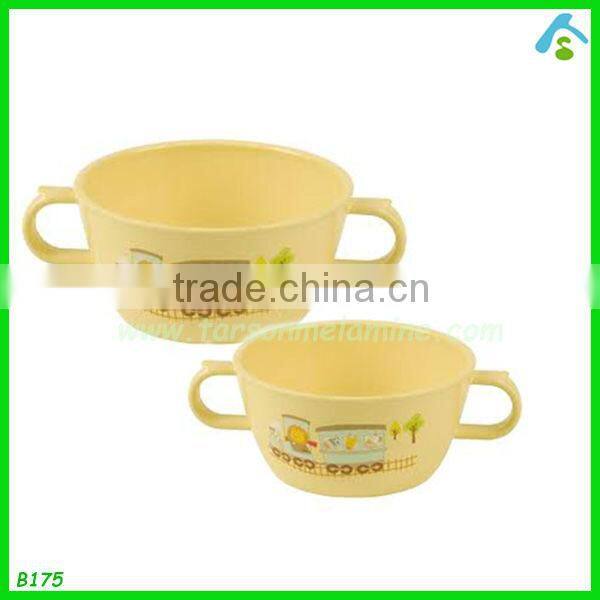 BPA free & FDA melamine baby cup with handles